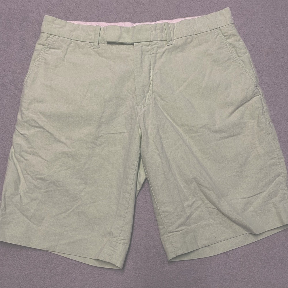 Polo Ralph Lauren Short‎ Mens 34 Green Chino Preppy Golf 10" Inseam